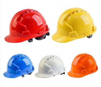 Safety Helmet Hat  Enhanced ABS breathable three bars