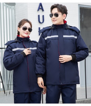 Winter work clothes customized with fleece thickening