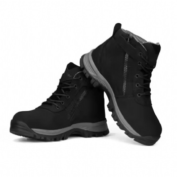 HIGH QUALITY Nubuck leather upper Twill Mesh hiking shoes work boots safety boots