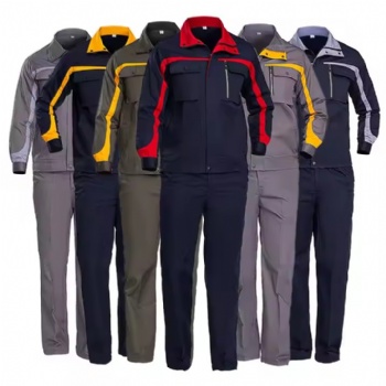 Workwear Jacket and Pants Work Scrub Uniform  Custom Construction Suit Overalls Car Repair Clothes