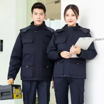 Winter Workwear Jackets Coat Construction Detachable Work  Clothes 100% Cotton Soft Shell Jacket