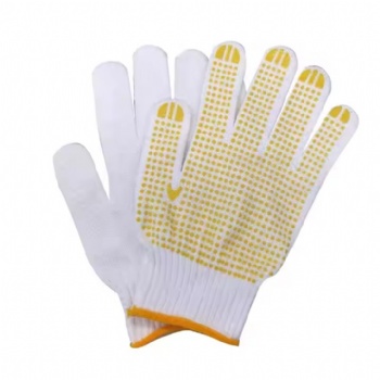 Industrial PVC Dotted Gloves Anti Slip Safety Work Hand Protect Gloves