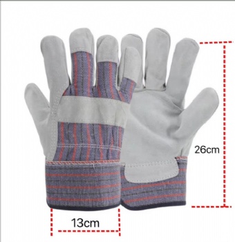 Wear-resistant Welding Gloves Fireproof Safety Leather  work gloves