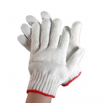 White Cotton Gloves for Working